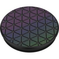 PopSockets PopGrip - Amovible - Reflective Techno Grid Chromatic