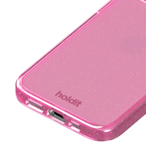 Holdit Coque Pailletée iPhone 13 / 14 / 15 - Pink