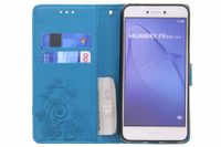 Etui de téléphone Fleurs de Trèfle Huawei P8 Lite (2017)