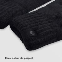Selencia Gants Tactiles Effet Laine - Femme - Taille M - Noir