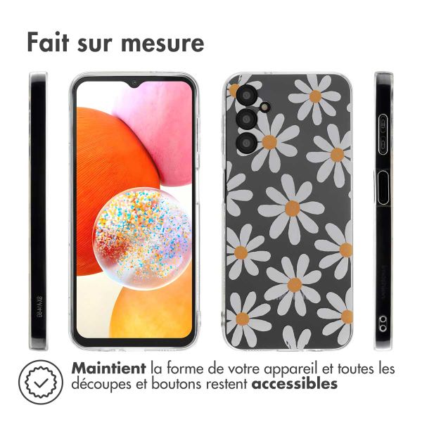 imoshion Coque Design Samsung Galaxy A14 (5G/4G) - Daisy Flower