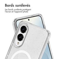 imoshion Coque Pailletée avec MagSafe Samsung Galaxy S25 Edge - Transparent