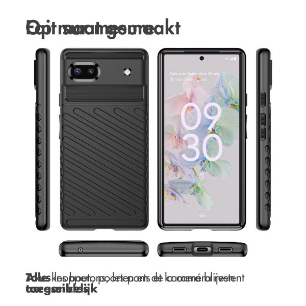 imoshion Coque Arrière Thunder Google Pixel 6a - Noir