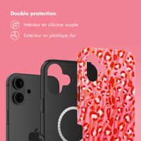 Selencia Coque arrière Vivid avec MagSafe Apple iPhone 16 - Wild Spots Lipstick