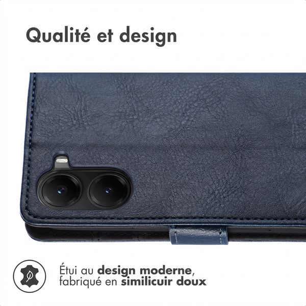 imoshion Étui de télephone portefeuille de luxe Xiaomi Poco X7 Pro - Bleu foncé