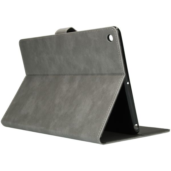 imoshion Coque tablette luxe iPad 9 (2021) 10.2 pouces / iPad 8 (2020) 10.2 pouces / iPad 7 (2019) 10.2 pouces - Gris