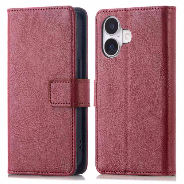 imoshion Étui de télephone portefeuille Apple iPhone 17 - Bordeaux