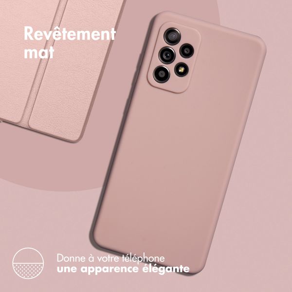 imoshion Coque Couleur Samsung Galaxy A13 (4G) - Dusty Pink