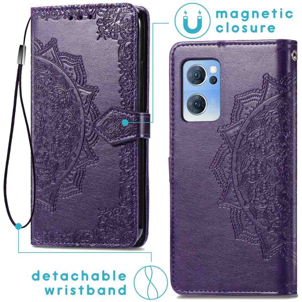 imoshion Etui de téléphone Mandala Oppo Find X5 Lite 5G - Violet