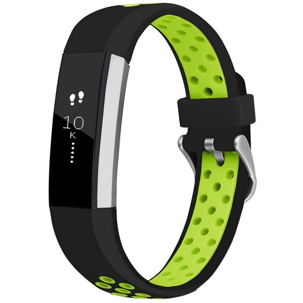 imoshion Bracelet sportif en silicone Fitbit Alta (HR) - Noir/Vert