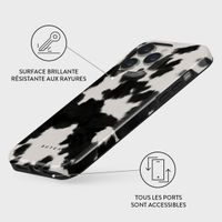 Burga Coque arrière Tough iPhone 15 Pro Max - Achromatic