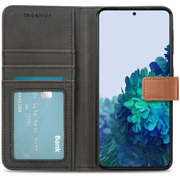 imoshion Étui de télephone portefeuille de luxe Samsung Galaxy S21 - Marron