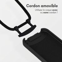 imoshion Coque arrière Color avec cordon amovible et MagSafe Samsung Galaxy S26 - Noir
