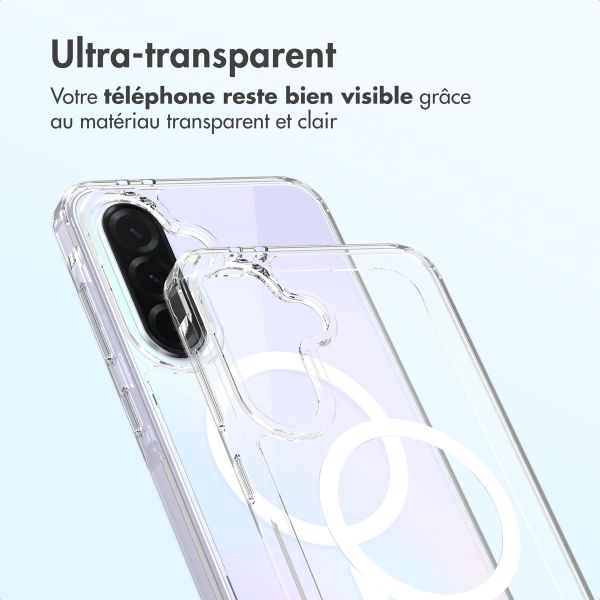 Accezz Coque arrière Xtreme Impact avec MagSafe Samsung Galaxy A36 - Transparent