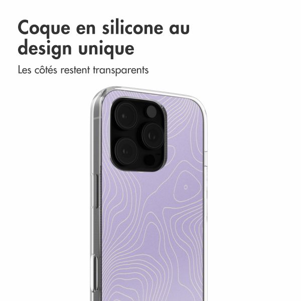 imoshion Coque Design Apple iPhone 16 Pro - Topo Lilac