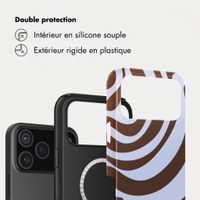 Selencia Coque arrière Vivid avec MagSafe Apple iPhone 17 Pro Max - Dream Swirl Chocolate
