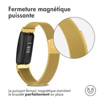 imoshion Bracelet magnétique milanais Fitbit Inspire - Taille M - Dorée