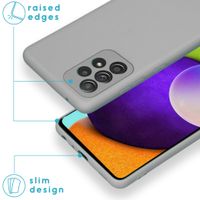 imoshion Coque Couleur Samsung Galaxy A52(s) (5G/4G) - Gris