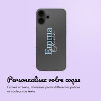Coque avec votre propre photo et/ou texte Apple iPhone 16 - Naam