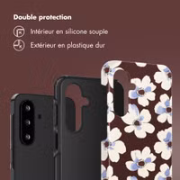 Selencia Coque arrière Vivid Samsung Galaxy A17 - Choco Flower Pop