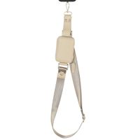 Selencia Cordon de téléphone avec petit sac - Beige