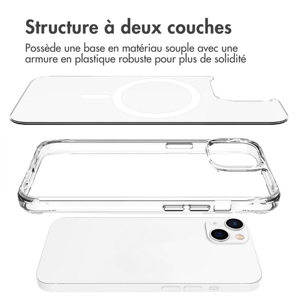 imoshion Coque Rugged Air MagSafe Apple iPhone 13 - Transparent