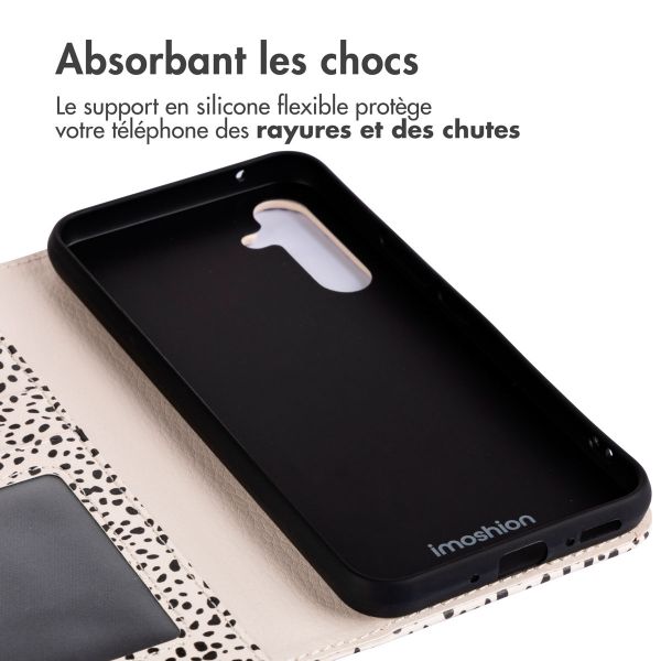 imoshion Étui de télephone portefeuille Design Samsung Galaxy A54 (5G) - Desert Dots