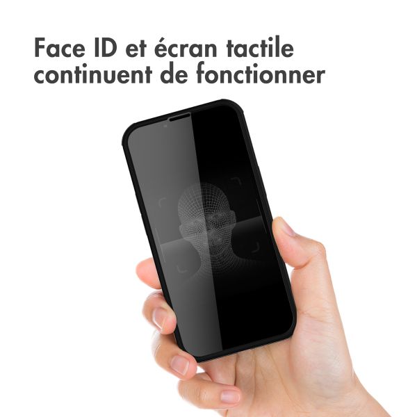 Accezz ﻿Coque de protection intégrale à 360° iPhone 13 Pro Max - Noir