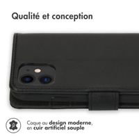 imoshion Étui de téléphone portefeuille Luxe iPhone 11 - Noir