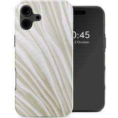 Selencia Coque arrière Vivid avec MagSafe Apple iPhone 16 - Nature Light Brown