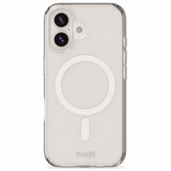 Holdit Coque MagSafe Apple iPhone 16 - Transparent / White