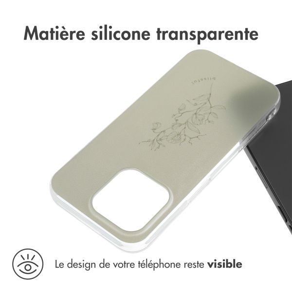 imoshion Coque Design Apple iPhone 15 Pro - Floral Green