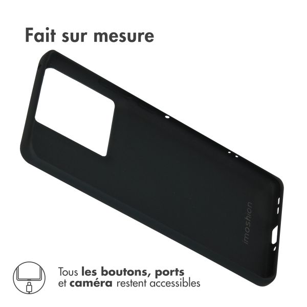 imoshion Coque Couleur Motorola Edge 50 Pro - Noir