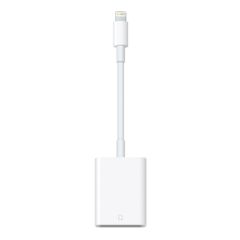 Apple Lecteur de carte SD Lightning original - Blanc