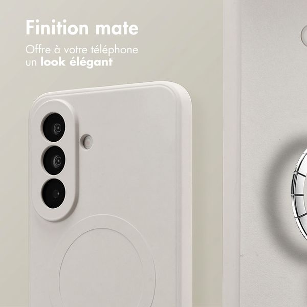 imoshion Coque Couleur avec MagSafe Samsung Galaxy A37 (5G) - Beige