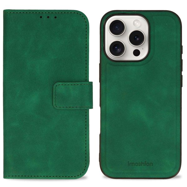 imoshion Etui de téléphone de luxe 2-en-1 amovible iPhone 16 Pro - Vert foncé