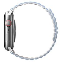 Uniq Bracelet double face Revix Apple Apple Watch Series 1 á 9 / SE (38/40/41 mm) | Series 10 (42 mm) - Blanc/Bleu