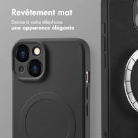 imoshion Coque Couleur avec MagSafe Apple iPhone 14 - Noir