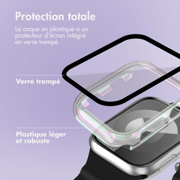 imoshion Coque rigide brillante à couverture complète pour Apple Watch Series 1 / 2 / 3 - 42 mm - Pearlescent