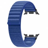Samsung Bracelet en tissu original Samsung Galaxy Watch 8 (40/44mm) / Classic (46mm) - S/M - Navy