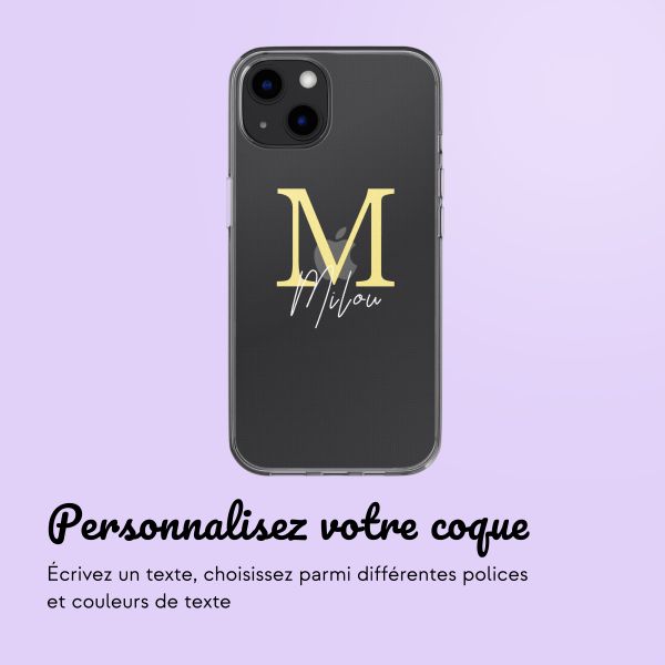 Coque avec votre propre photo et/ou texte Apple iPhone 13 - Letter