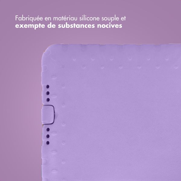 imoshion Coque kidsproof avec poignée Apple iPad 6 (2018) 9.7 pouces / iPad 5 (2017) 9.7 pouces - Lila