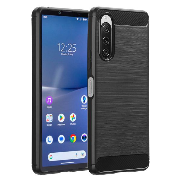 imoshion Coque Brushed Sony Xperia 10 V - Noir