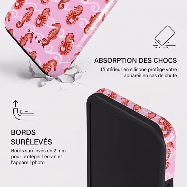 Burga Coque Tough MagSafe Apple iPhone 15 - Coral Reef