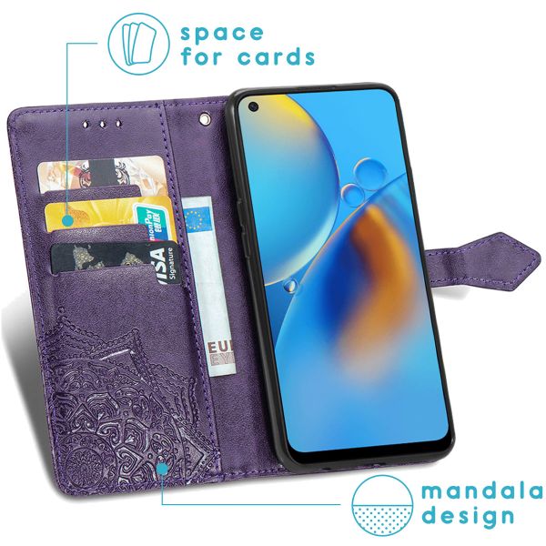 imoshion Etui de télephone Mandala Oppo A74 (4G) - Violet
