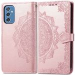 imoshion Etui de téléphone portefeuille Mandala Samsung Galaxy M52 - Rose Champagne