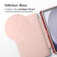 imoshion Coque tablette Origami Samsung Galaxy Tab A9 Plus - Rose