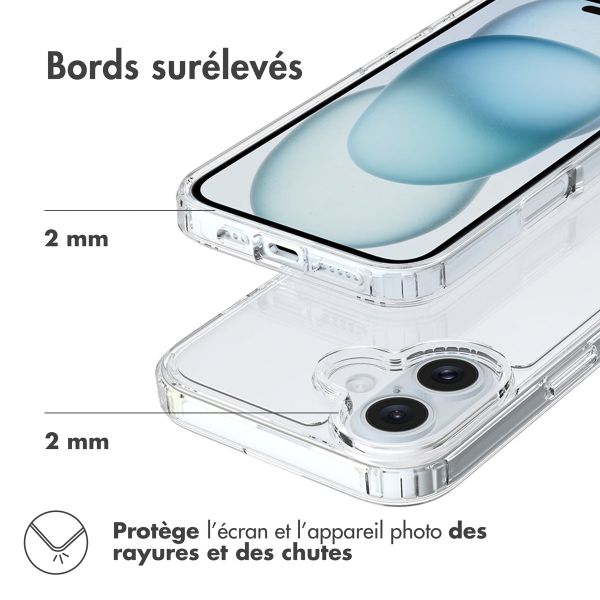 Accezz Coque Xtreme Impact Apple iPhone 16 - Transparent