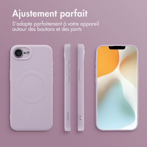 imoshion Coque Couleur avec MagSafe iPhone 16e - Violet