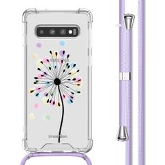 imoshion Coque Design avec cordon Samsung Galaxy S10 - Sandstone Dandelion